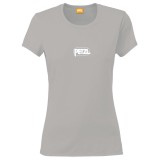 Tricou Dama Petzl Eve Logo Gri, Bumbac 100%, Catarare/Drumetii, Marimea M