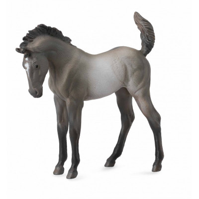 Figurina Manz Mustang Grulla, 9 x 8 cm foto
