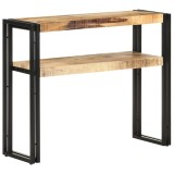Cumpara ieftin Masa consola, 90x30x75 cm, lemn de mango nefinisat