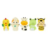 Jucarie pentru bebelusi finger puppet, figurine deget, animale ferma, 5buc, NippleBaby