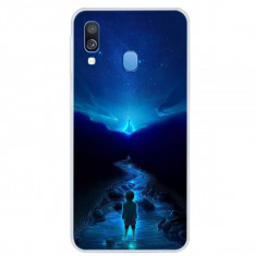 Husa Fusion Space Series Pattern TPU Phone Cover Samsung A40 ? Style D foto