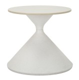 Mauro Ferretti Masa De Cafea Alba cm &Oslash; 42X40 | Aosom Romania