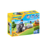 1.2.3 TREN CU ANIMALUTE, Playmobil