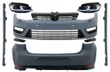 Kit exterior complet VW Golf 7 (2012-2017) cu faruri LED semnal dinamic R-Line