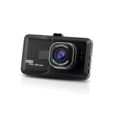 Camera auto, Full HD, unghiul de captare 170&amp;deg;, cu senzor G incorporat, ecran LCD, negru foto