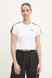 Puma tricou culoarea alb, 629802