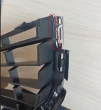 Grila bara fata Vw Golf 6 Highline 10.2008-2013; Mijloc 5K0853677A , cu ornament cromat - CLEMA RUPTA VEZI POZE
