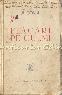 Flacari Pe Culmi - A. Toma - 1926 foto