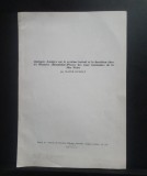 Quelques donnees sur le sisteme lateral et la dentition chez leș Blennies de eaux roumaines de la Mer Noire - Mayer RUDOLF - Broșură cu dedicație