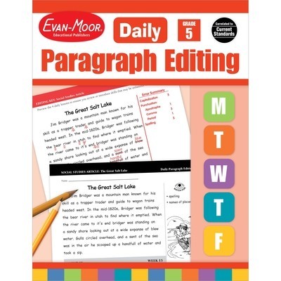 Daily Paragraph Editing, Grade 5 foto