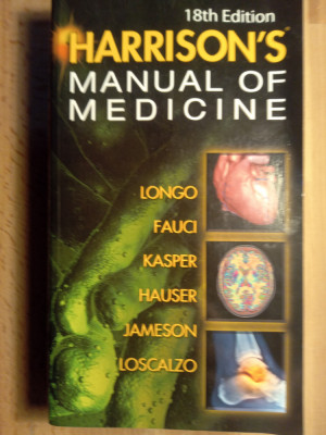 Harrison s manual of medicine 18 th edition foto