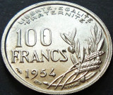 Cumpara ieftin Moneda istorica 100 FRANCI / Francs - FRANTA, anul 1954 * cod 335 = excelenta!, Europa