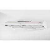 Hota incorporabila Heinner HCH-490-WH, 2 motoare, Putere de absorbtie 304.5 m3/h, Lumina LED, 3 trepte de viteza, 90 cm, Alb