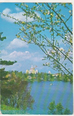 bnk cp Bucuresti - Lacul Herastrau - circulata foto