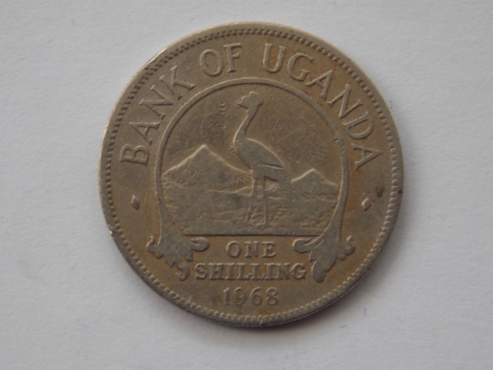 ONE SHILLING 1968 UGANDA