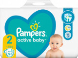 Scutece Active Baby Nr. 2, 4-8kg, 96 bucati, Pampers