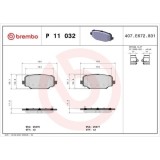 Placute frana Chrysler Grand Voyager 5 (Rt) 10.07-; Dodge Grand Caravan 06.07-, Journey Van (Jc) 06.08-, Journey 06.08-; Fiat Freemont (345) 08.11-;