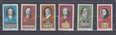 A12 S4 1 - Timbre foarte vechi - Fosta Germanie Democrata - DDR - personalitati foto