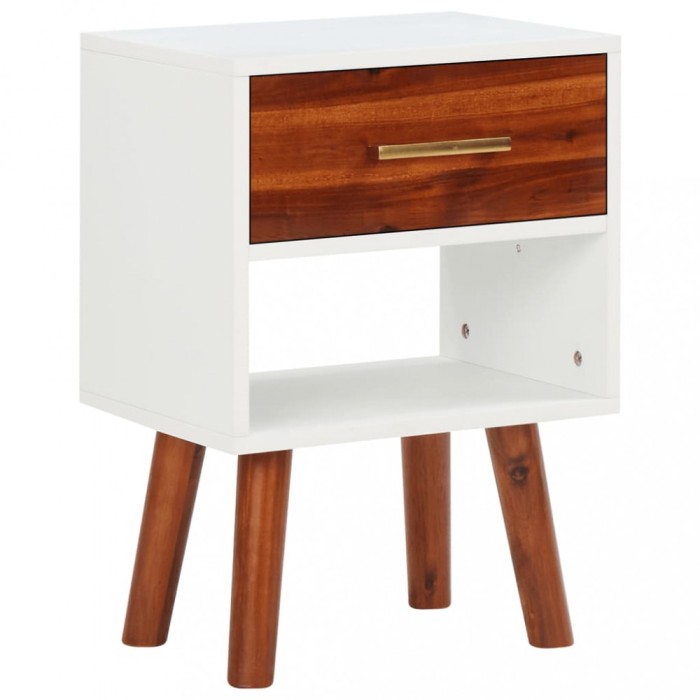 vidaXL Noptieră, 40x30x57 cm, lemn masiv de acacia, 245739