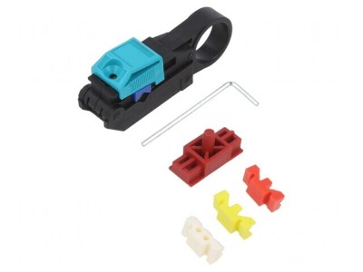 Dezizolator Cabluri Coaxiale și Rotunde 2,5-7,6mm WIREFOX-D CX-6 foto
