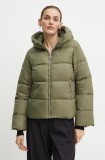 Silvian Heach geaca STEUR femei, culoarea verde, de iarna, GPA24048PI