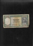 Grecia 1000 drahme drachmai 1939 seria006287 uzata