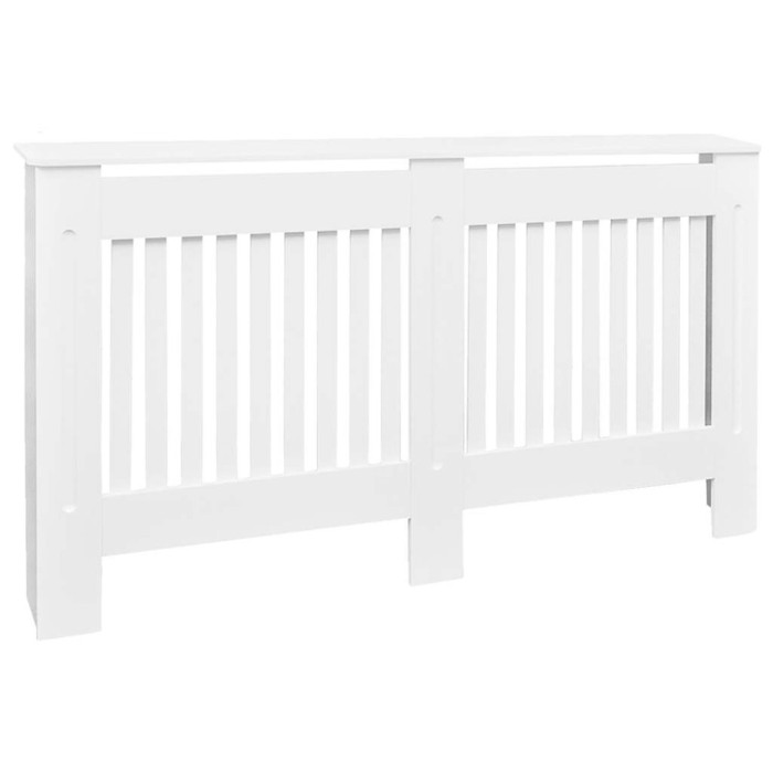 Masca de calorifer, dulap radiator, alb, 152 cm, MDF