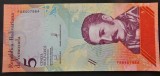 BANCNOTA EXOTICA 5 BOLIVARES - VENEZUELA, anul 2018 *cod 545 B = UNC