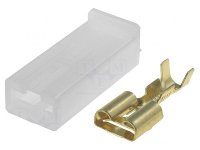 Set 10 Terminale Mamă 6.3mm cu Protecție foto