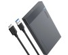 Carcasa hardisk extern HDD SSD, Micro USB 3.0, SATA, 2.5 inch, Negru Ugreen US221