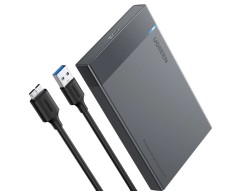 Carcasa hardisk extern HDD SSD, Micro USB 3.0, SATA, 2.5 inch, Negru Ugreen US221