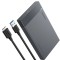 Carcasa hardisk extern HDD SSD, Micro USB 3.0, SATA, 2.5 inch, Negru Ugreen US221