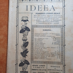 revista ideia iunie 1921-revista pedagogica-literara-sociala