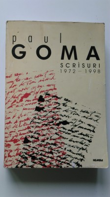 SCRISURI 1972-1998 - PAUL GOMA (5+1)5 foto