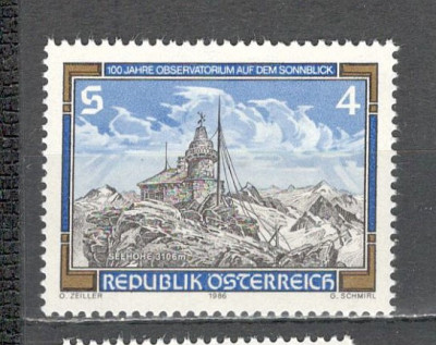 Austria.1986 100 ani Observatorul soarelui MA.994 foto