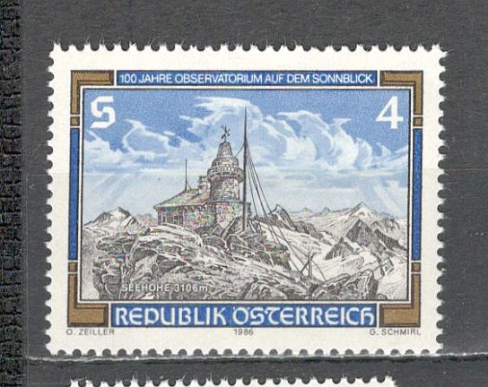 Austria.1986 100 ani Observatorul soarelui MA.994