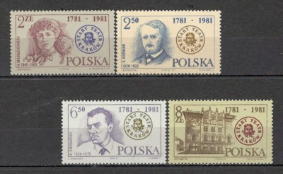 Polonia.1981 200 ani Teatre de epoca Cracovia MP.148 foto