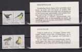 NORVEGIA PASARI MI: 811-814+CARNET MNH