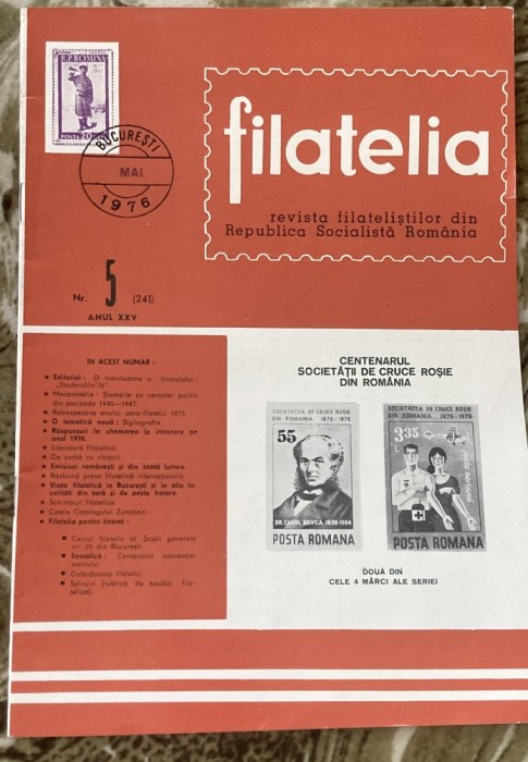 myh 15 - Filatelia - Revista filatelistilor din RSR - nr 5/mai 1976