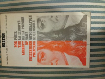 John Milton For the liberty of unlicensed printing.Pour la liberte de la presse foto