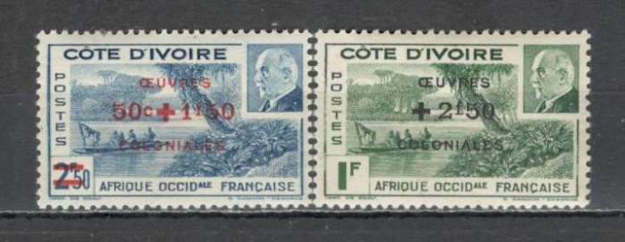 Coasta de Fildes.1944 Ajutor colonial-supr. MC.13