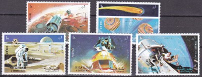 Sharjah 1972 cosmos Apollo 16 MI 982-986 MNH foto