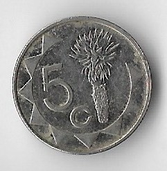 Moneda 5 cents 2009 - Namibia foto