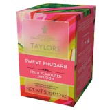Taylors of Harrogate Sweet Rhubarb Ceai Infuzie, 20 pliculete