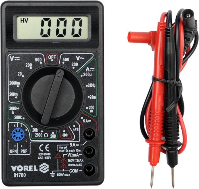 Multimetru digital universal 0-5 A VOREL