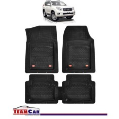 Covorase Auto TeamCar&reg; Tip Tavita Compatibile Toyota Land Cruiser J150 (2009+) Negru Material Rezistent