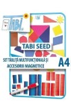 Set tablita multifunctionala A4 cu accesorii magnetice. Tabi Seed