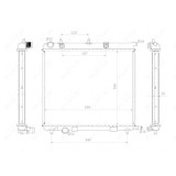 Radiator racire motor Nrf 53863