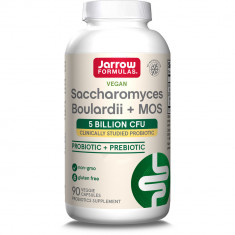 Supliment alimentar Saccharomyces Boulardii + MOS Jarrow Formulas, 90 capsule