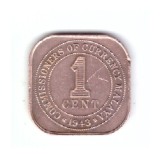 Moneda Malaezia 1 cent 1943, stare buna, curata